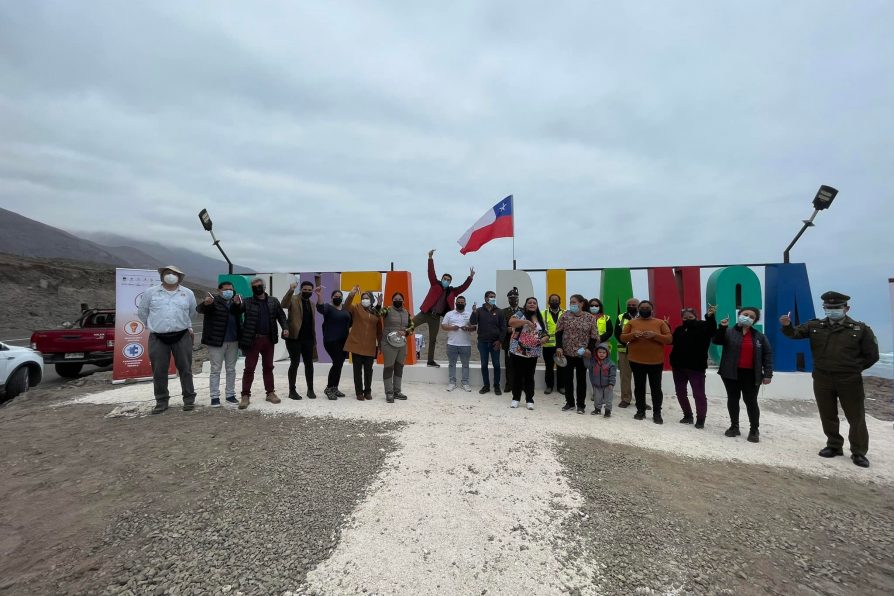 Estuvimos presentes en la inauguración de las letras volumétricas de Punta Blanca.