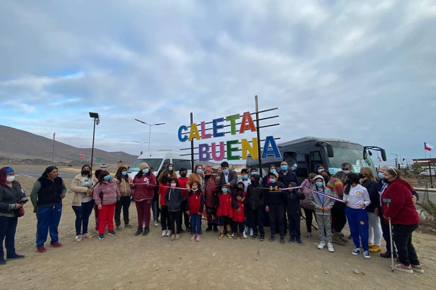 Inauguramos el Servicio de Transporte Escolar en Caleta Buena.