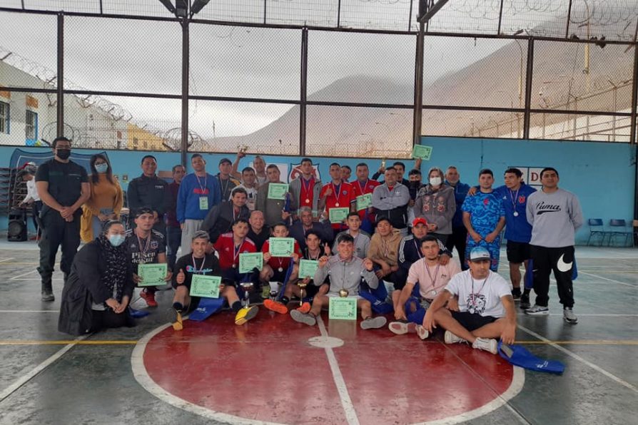 Realizamos un Campeonato Minimundialito en conjunto con el Centro de Penitenciaria de Tocopilla.