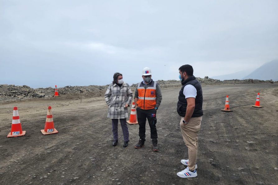 Nos trasladamos a terreno para verificar el estado de las vías post sismo