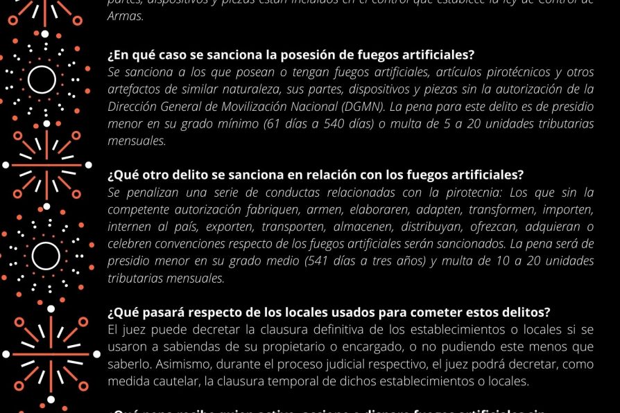 Realizamos una reunión de concientización sobre el uso de Fuegos Artificiales y Pirotecnia con agrupaciones de la comuna.