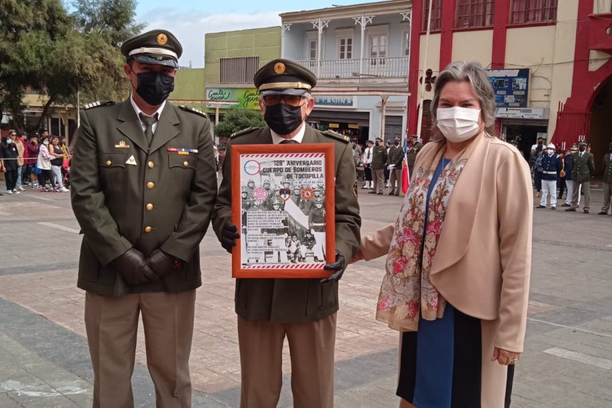 Acompañamos al Cuerpo de Bomberos de Tocopilla, en la celebración de su #128 Aniversario