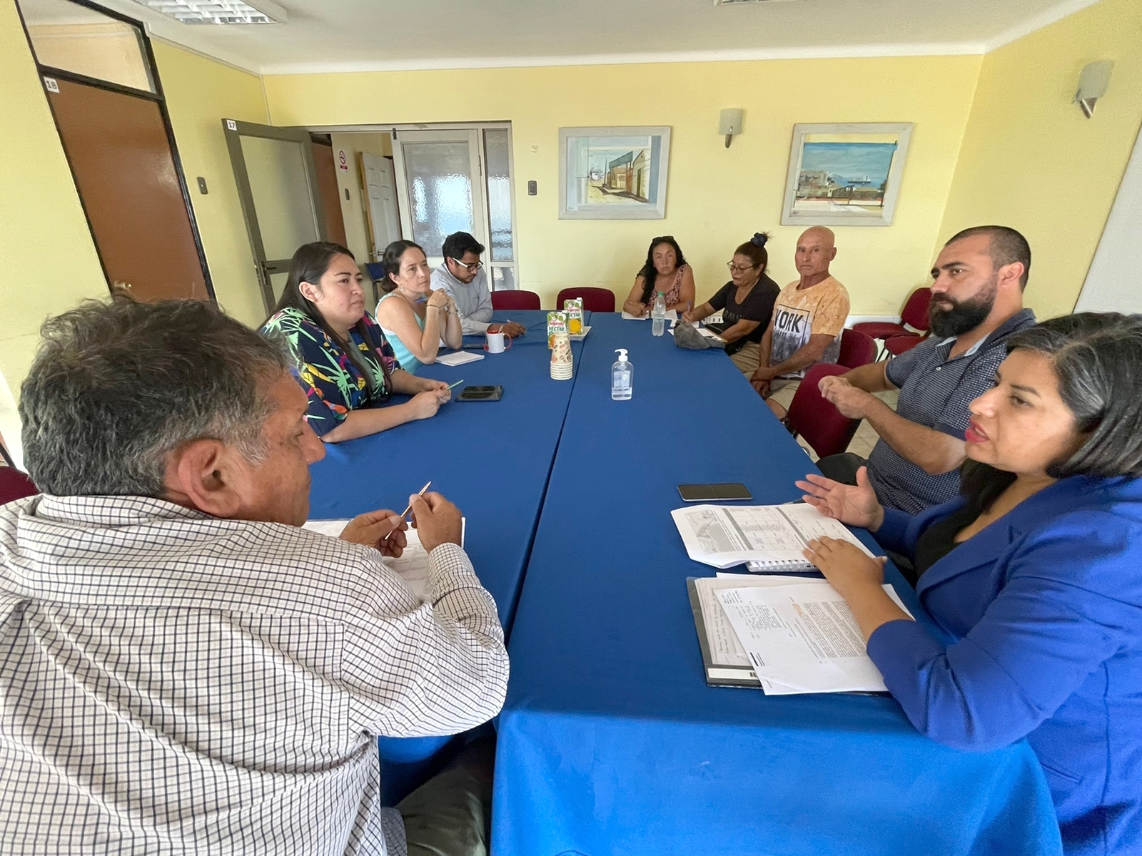 Delegada Presidencial y Vocera de Gobierno se reúnen con representantes de las caletas del sector norte de Tocopilla