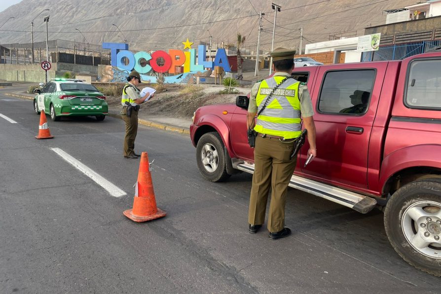 Carabineros realiza ronda nacional en la comuna