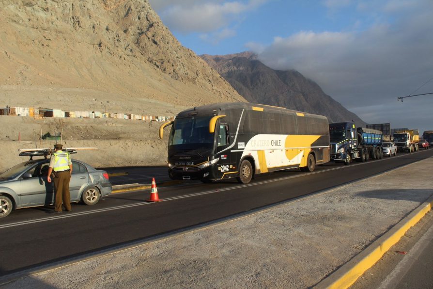 Servicio Ruta Segura: Carabineros realizó controles vehiculares en las rutas de la provincia