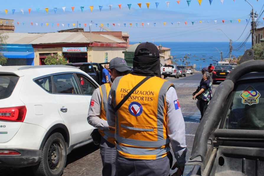 Delegación Presidencial Provincial y Seremi de Transporte realizaron fiscalización vehicular en Tocopilla